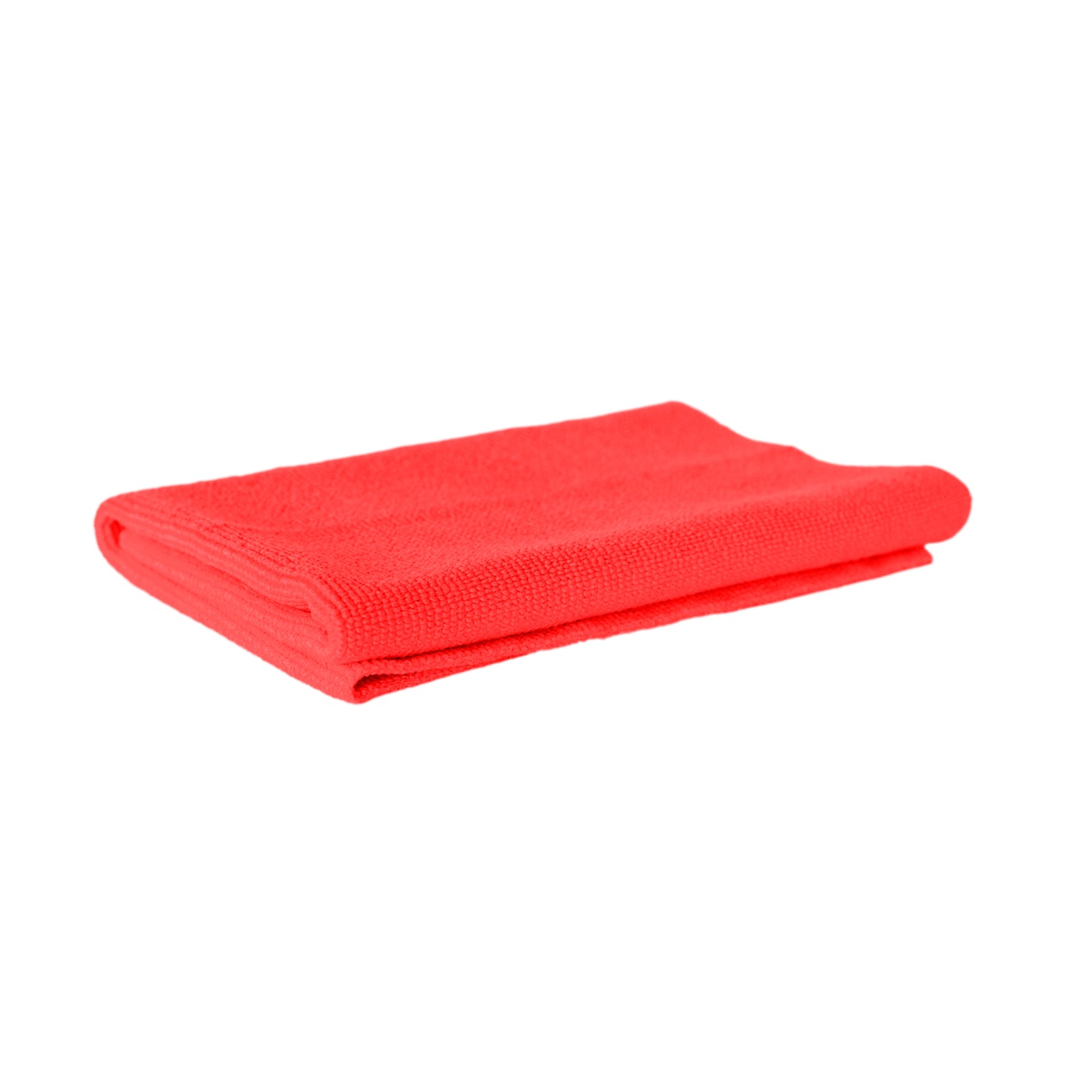 Panno in microfibra rosso – ideale per la pulizia e la lucidatura delle superfici dell'auto, incluso nei kit di detailing CARTEC.