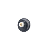 Platorello ShineMate Ø50 mm con attacco Roll Lock in vista frontale, compatibile con mini levigatrice EB202A, ideale per lavorazioni di precisione.