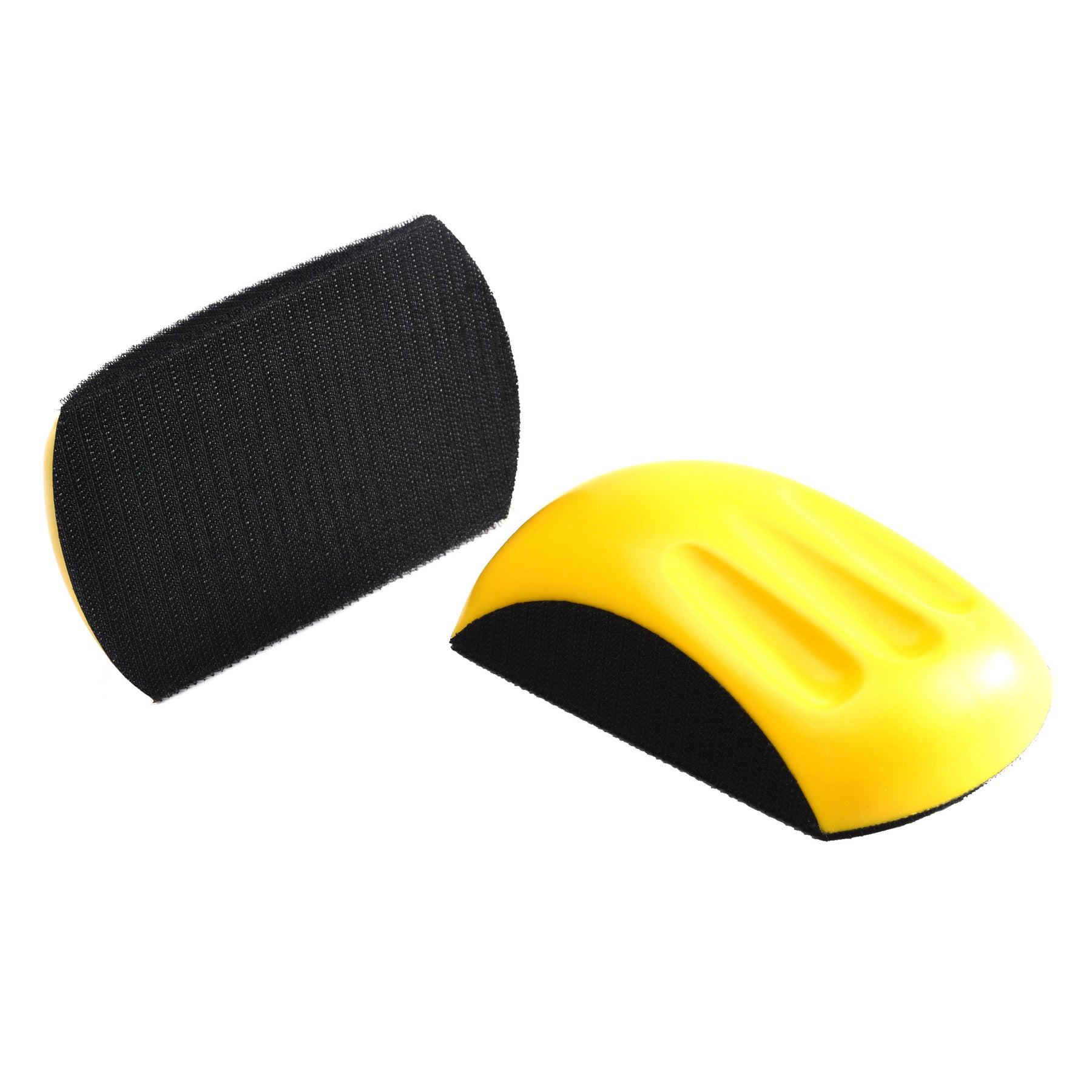 Tampone in velcro SHINEMATE per carteggiatura manuale, ideale per superfici delicate.