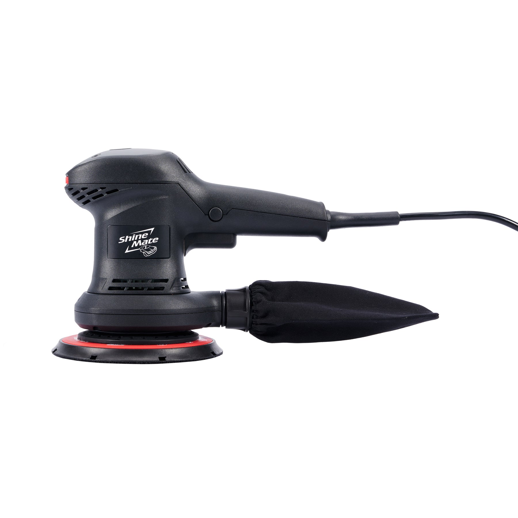 Levigatrice orbitale SHINEMATE con Dust Bag installato