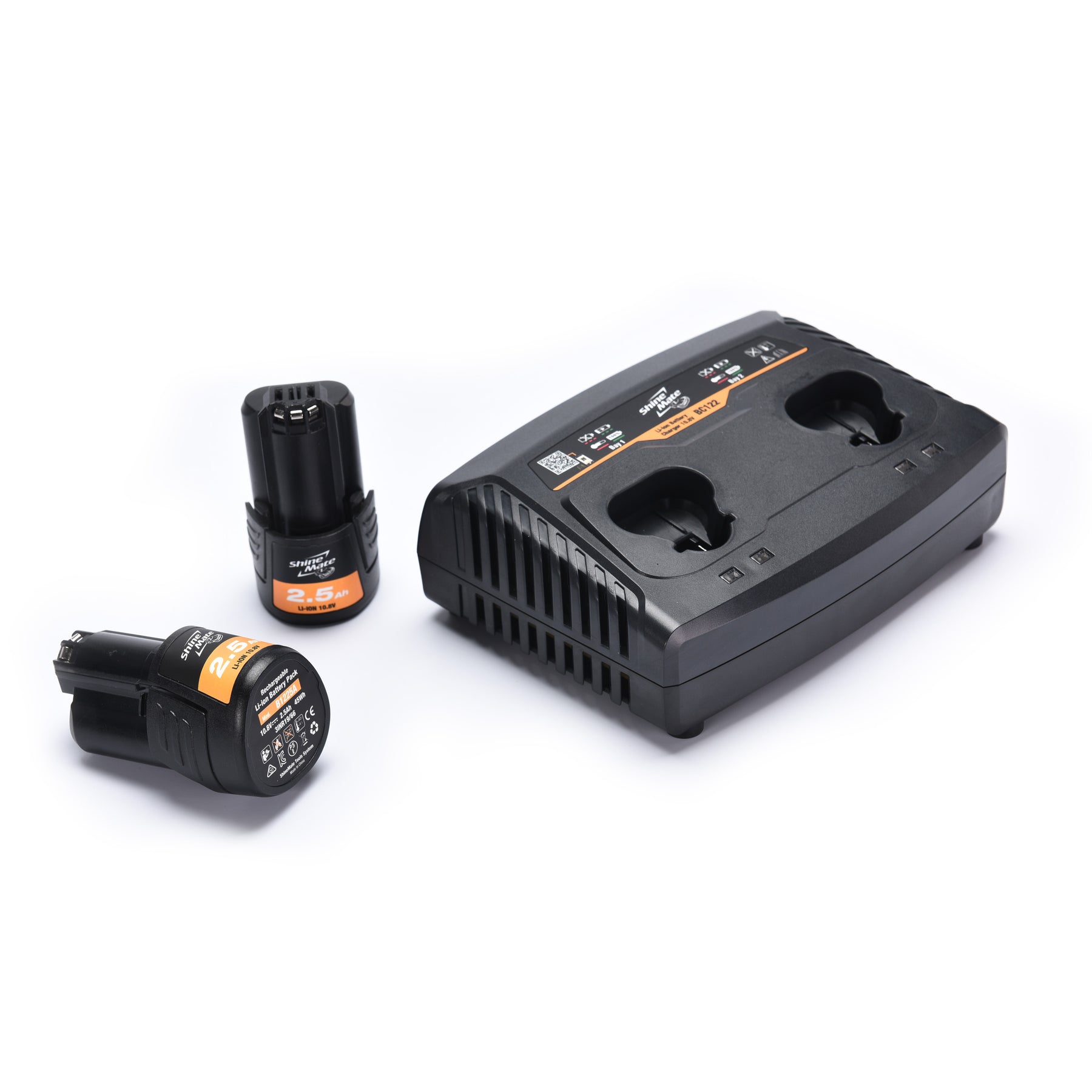 carica batterie per 2 batterie mini