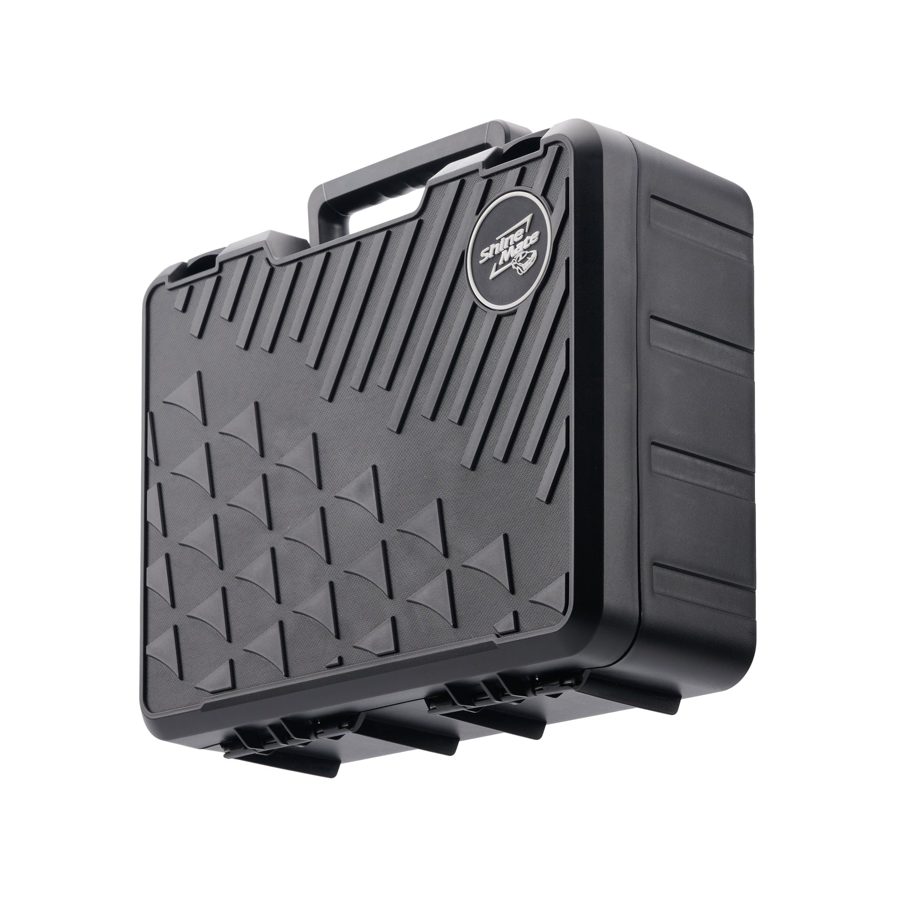 aligia rigida antiurto SHINEMATE, ideale per il trasporto sicuro di strumenti e attrezzature delicate.