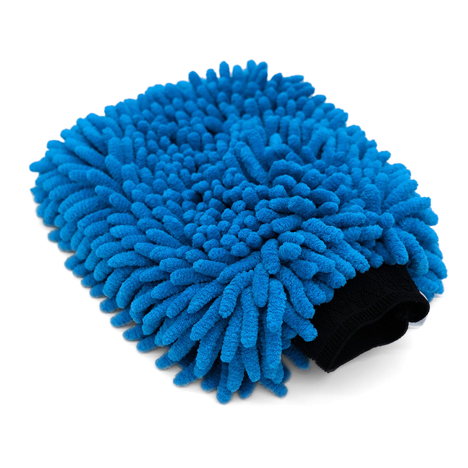 Guanto Lavaggio XL blu, con struttura in microfibra a nappa, progettato per un lavaggio auto efficace e delicato su ampie superfici.