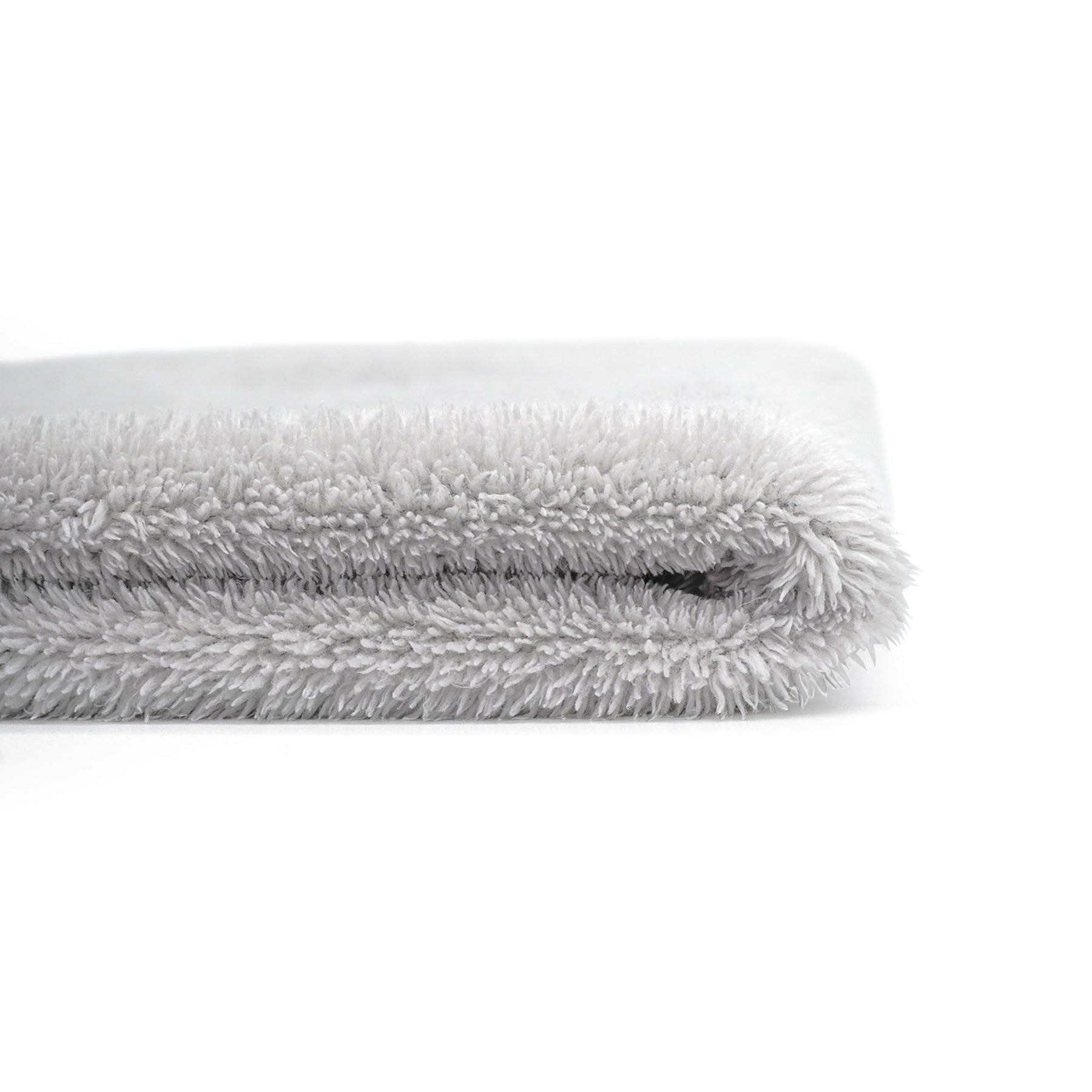 Dettaglio del panno Ultrasoft Buffing 350 in microfibra grigia.