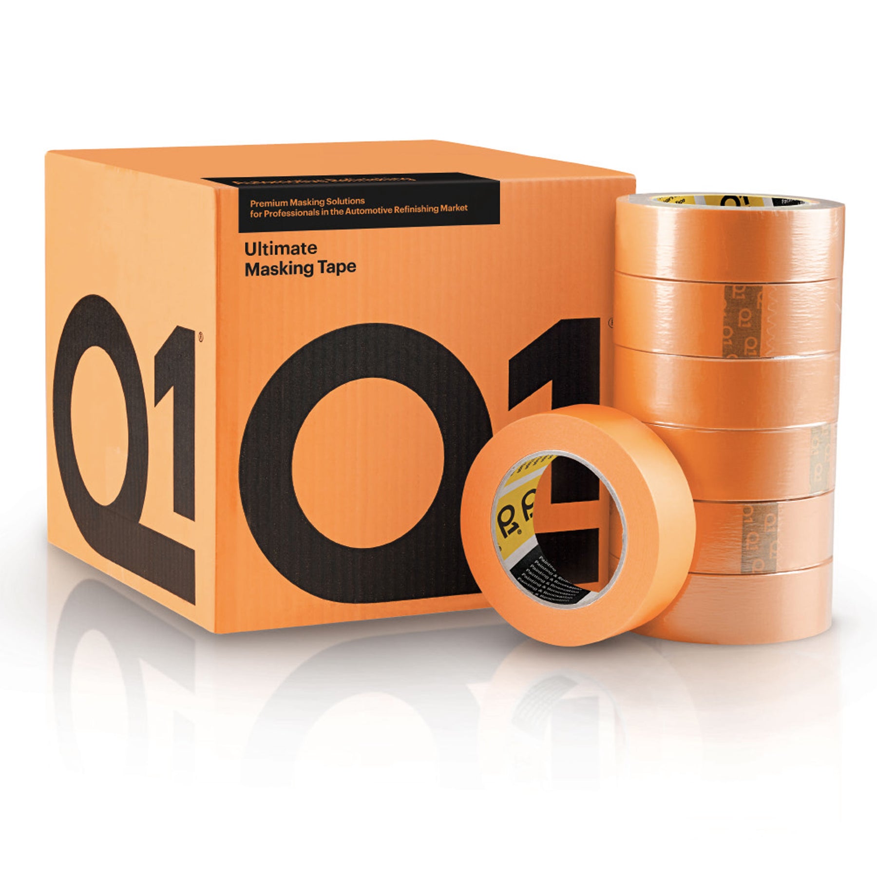Nastro Q1 Ultimate Masking Tape 50m per una mascheratura senza sbavature e di lunga durata.
