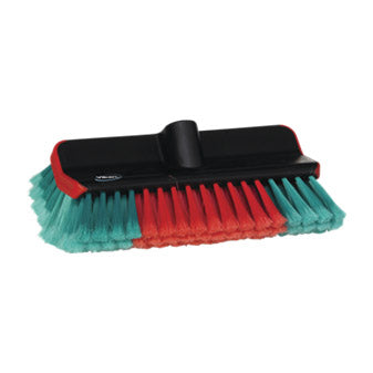 Spazzolone angolare morbido VIKAN con passaggio acqua per pulizia professionale di grandi superfici.