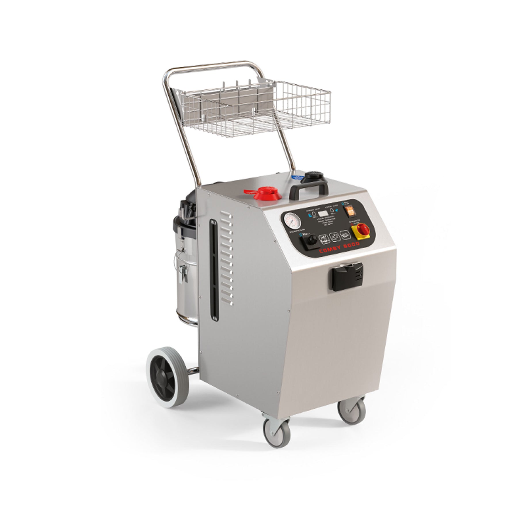 Macchina a vapore STI Comby 6000 per pulizie industriali e professionali ad alta efficienza.