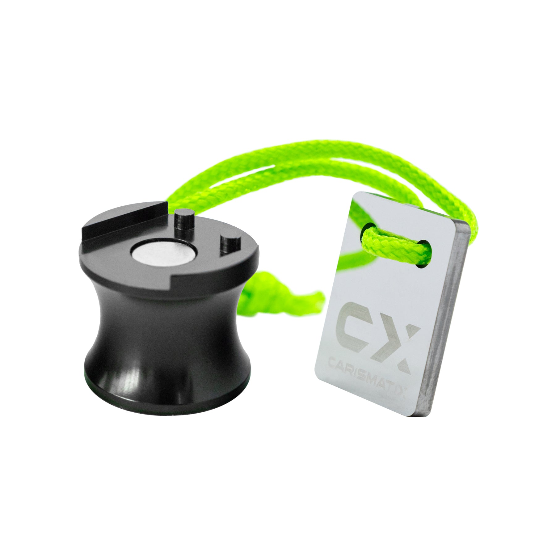 Supporto ergonomico CARISMATIX XBLADE con lametta in carburo di tungsteno e cordino verde fluo per Detailers professionisti