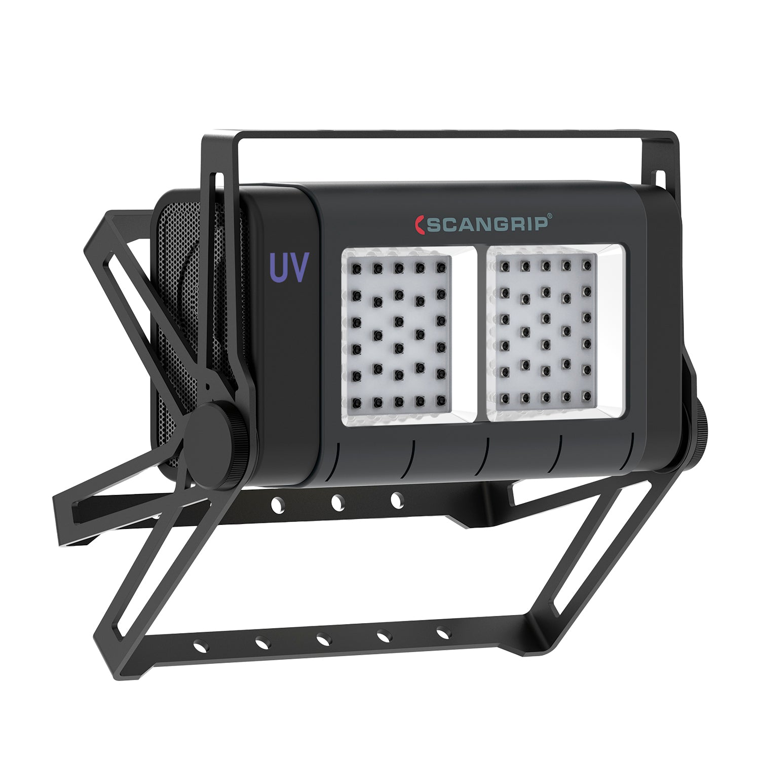 SCANGRIP UV-EXTREME PLUS in uso durante la polimerizzazione UV in un progetto di detailing auto.