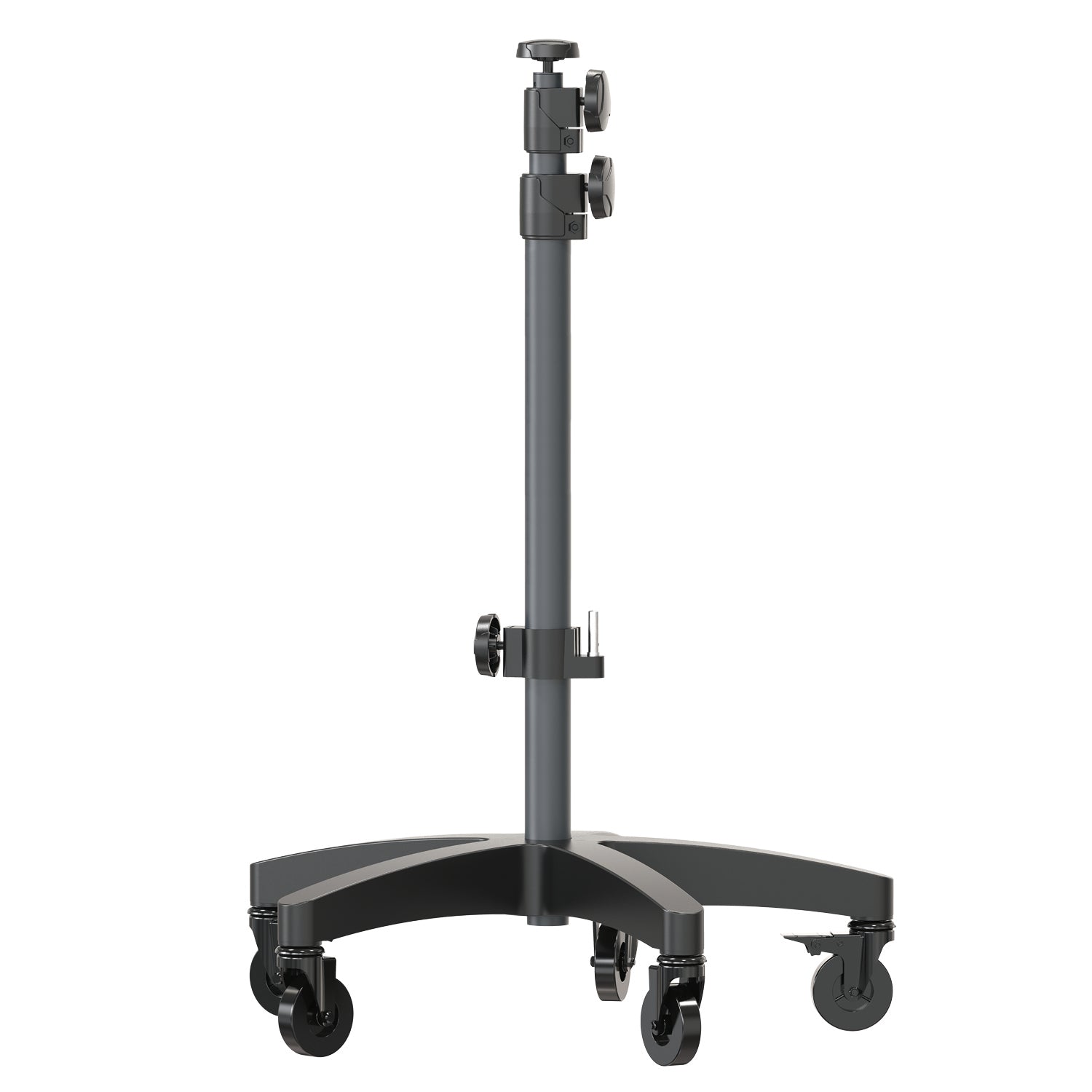 SCANGRIP Wheelstand 2.0 utilizzato per sostenere una luce da lavoro, migliorando l'illuminazione durante il detailing. chiuso