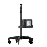 SCANGRIP Supporto UV-Extreme montato su Wheel Stand 2.0, utilizzato per polimerizzazione UV nel detailing.