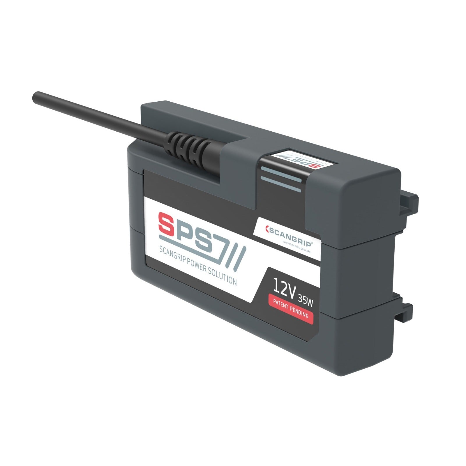 Caricatore Scangrip SPS 35W per una ricarica rapida e sicura delle batterie SPS.
