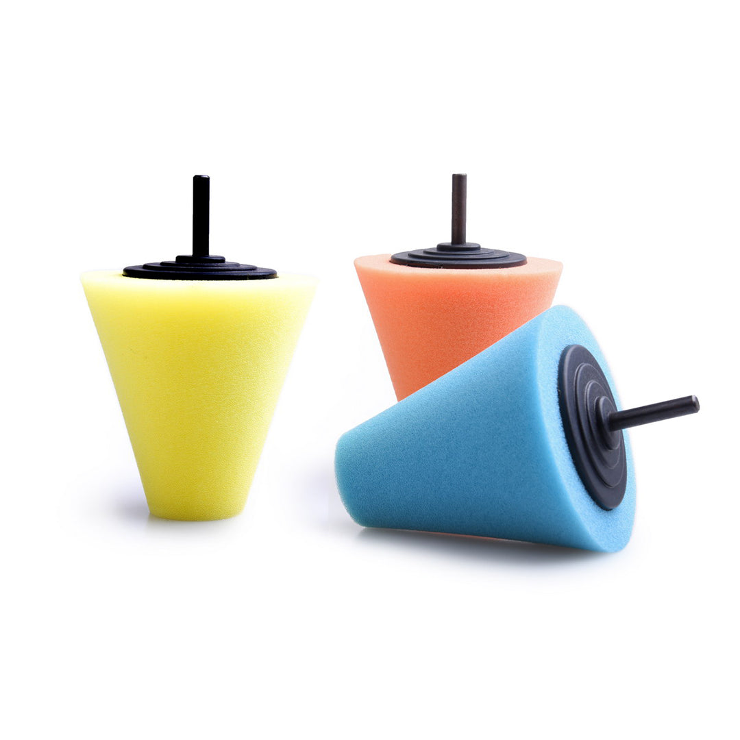 Tampone conico SHINEMATE per lucidatura, perfetto per superfici curve e dettagli intricati