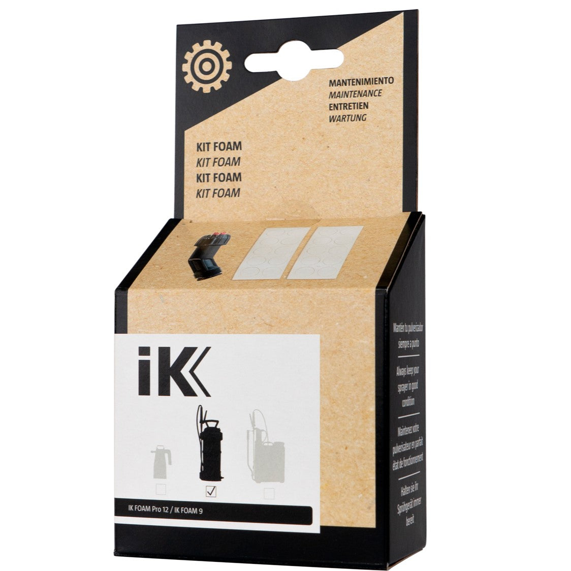 Kit IK Foam Pro 9 e Pro 12, ideale per una schiumatura potente ed efficace per detailers professionisti. con stacola