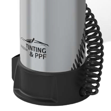 Nebulizzatore IK Sprayers PPF 12 per un'applicazione precisa e protettiva delle pellicole PPF nel detailing professionale. visto dal basso