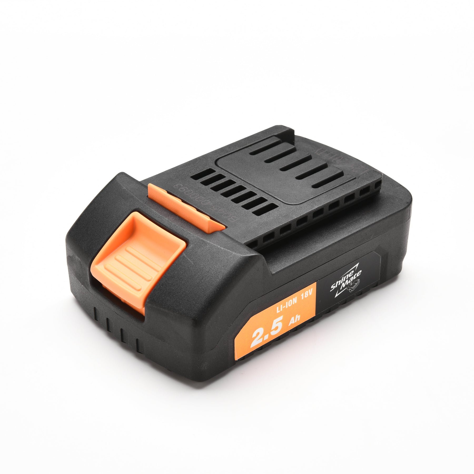 SHINEMATE Batteria per Lucidatrice Cordless 2,5 Ah, fornendo energia affidabile e duratura per lavori di detailing auto.