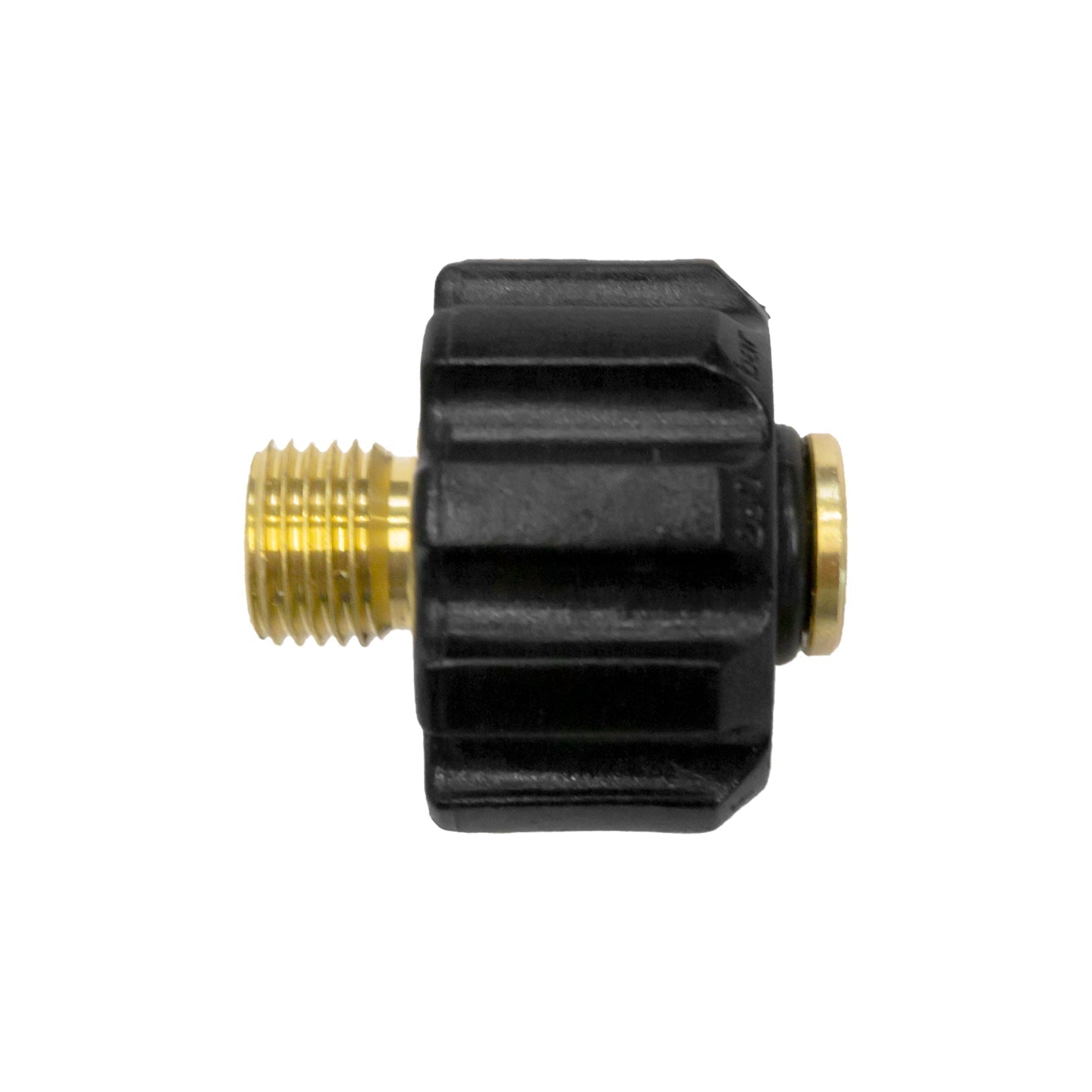 Volantino corto attacco rapido Idrobase G 1/4M, perfetto per connessioni idrauliche rapide e resistenti.