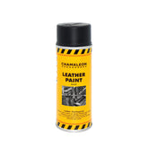 Chamaleon Aerosol Leather Paint Black, vernice spray nera per ripristinare il colore dei sedili in pelle. nero