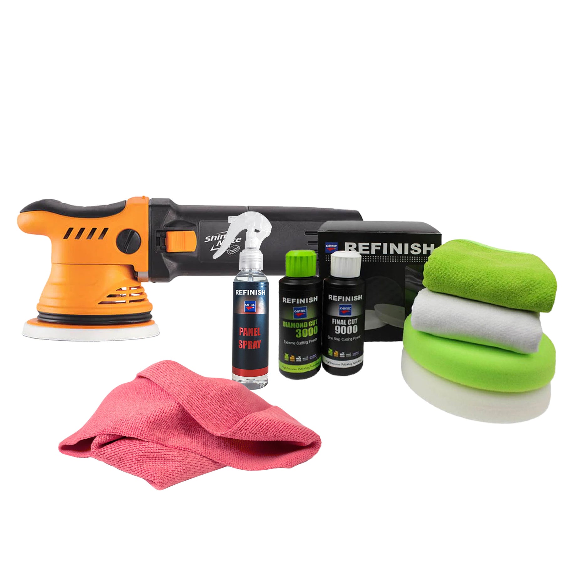 CARTEC Kit Lucidatura Basic con prodotti e accessori per una lucidatura professionale e risultati perfetti.