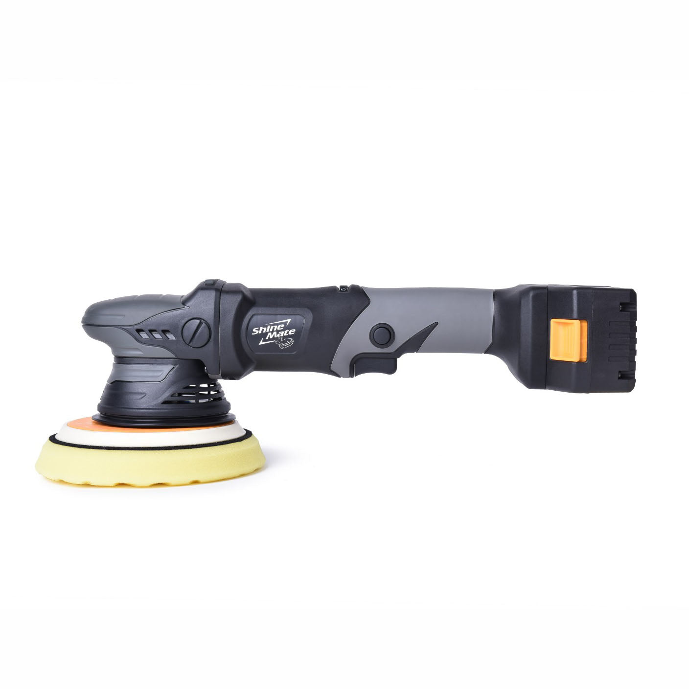 Lucidatrice rotorbitale cordless ShineMate EB351 per detailing auto senza fili.