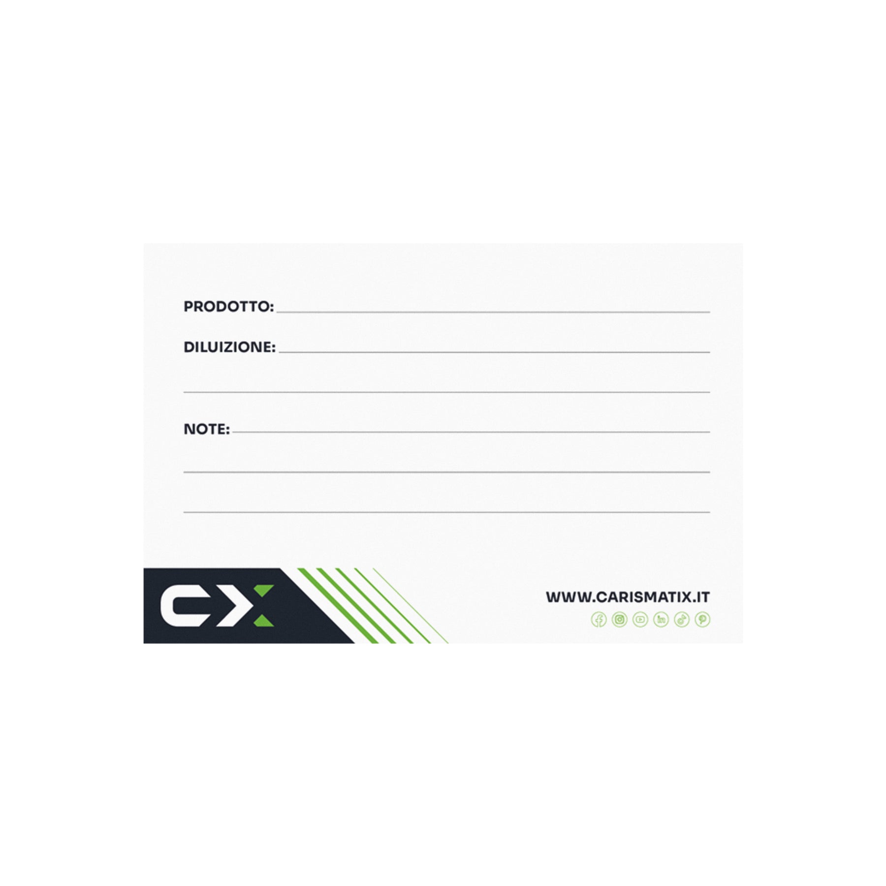 CARISMATIX Adhesive Labels for Bottles