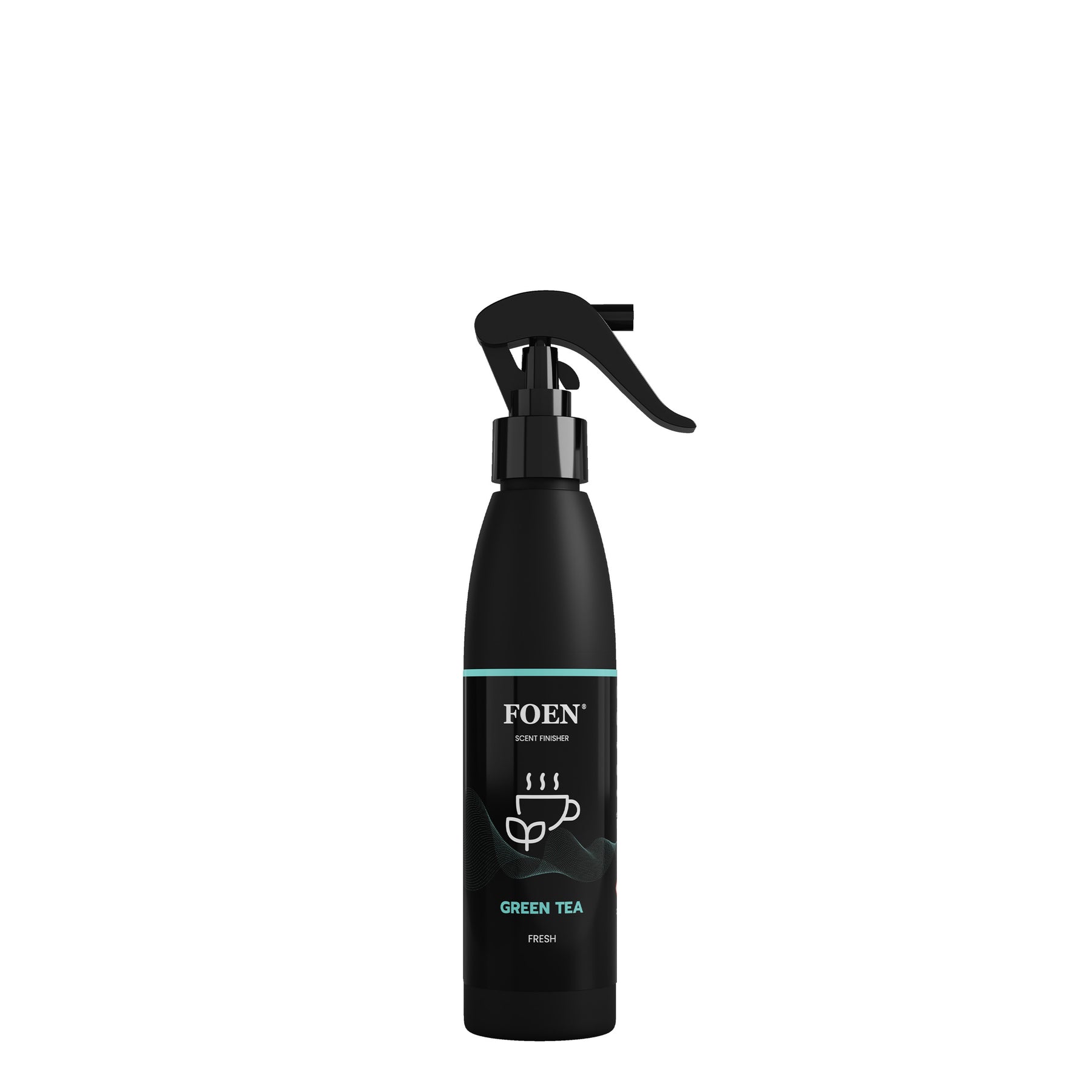 Bottiglia di FOEN Green Tea Profumo Spray, deodorante auto con fragranza fresca e rilassante di tè verde, ideale per rinfrescare e profumare l'interno del veicolo.
