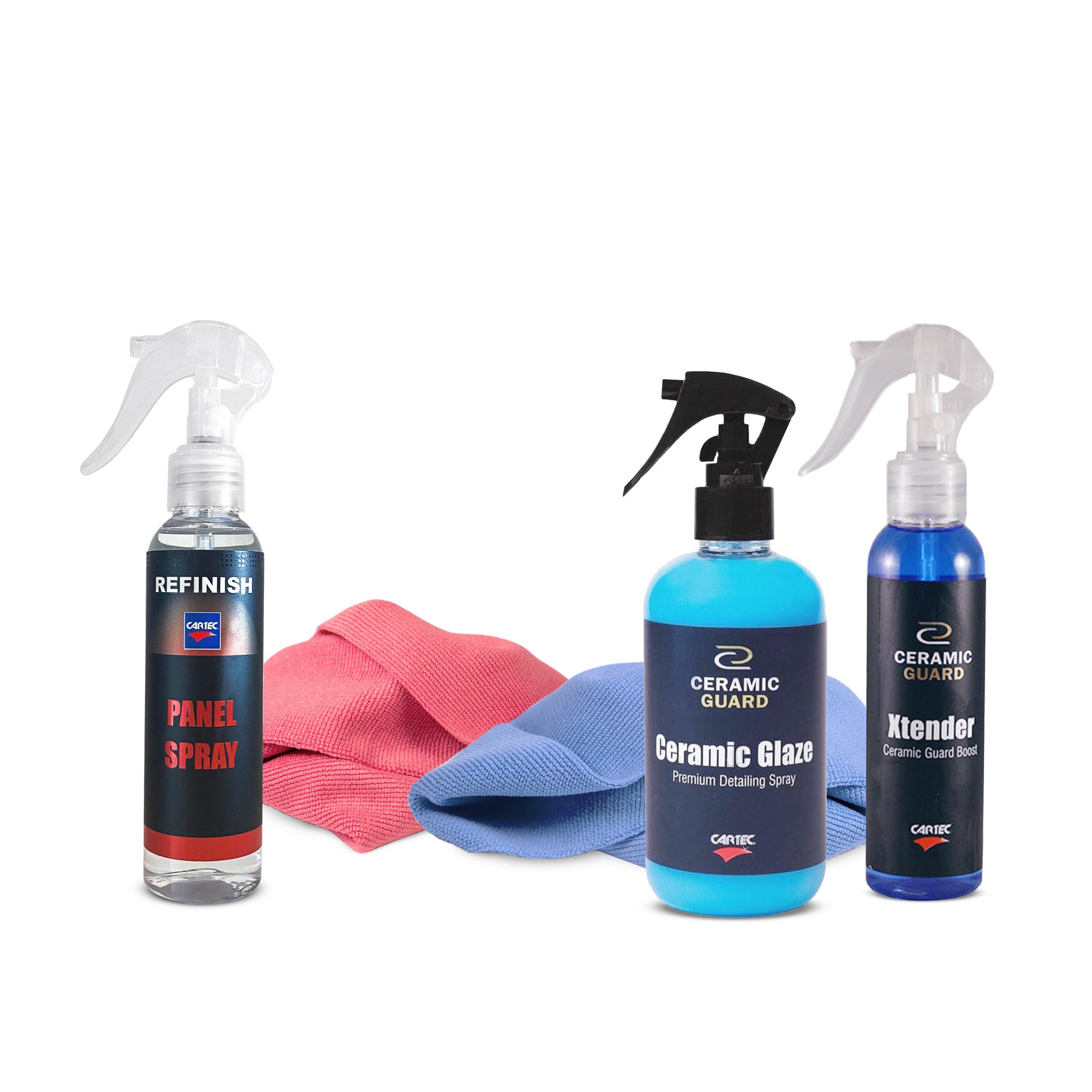 Kit Nanotecnologia Easy Ceramic Guard CARTEC – set completo per applicare il rivestimento ceramico, garantendo una protezione duratura e una brillantezza eccezionale per l'auto.