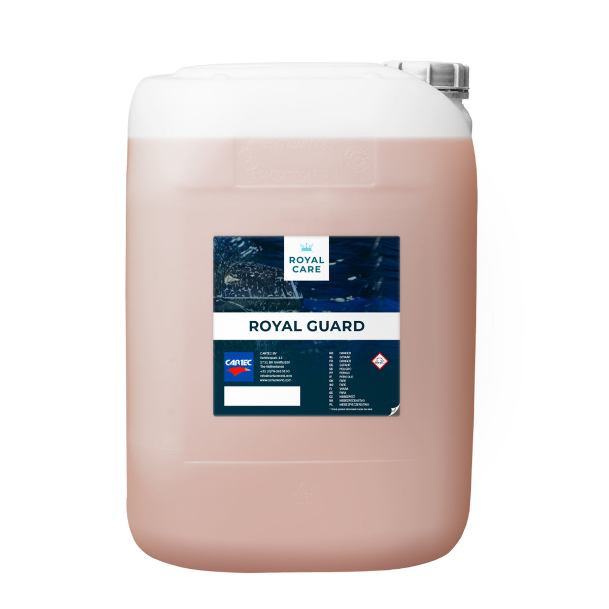 CARTEC Royal Guard per protezione duratura della vernice auto, ideale per mantenere la superficie in perfette condizioni.