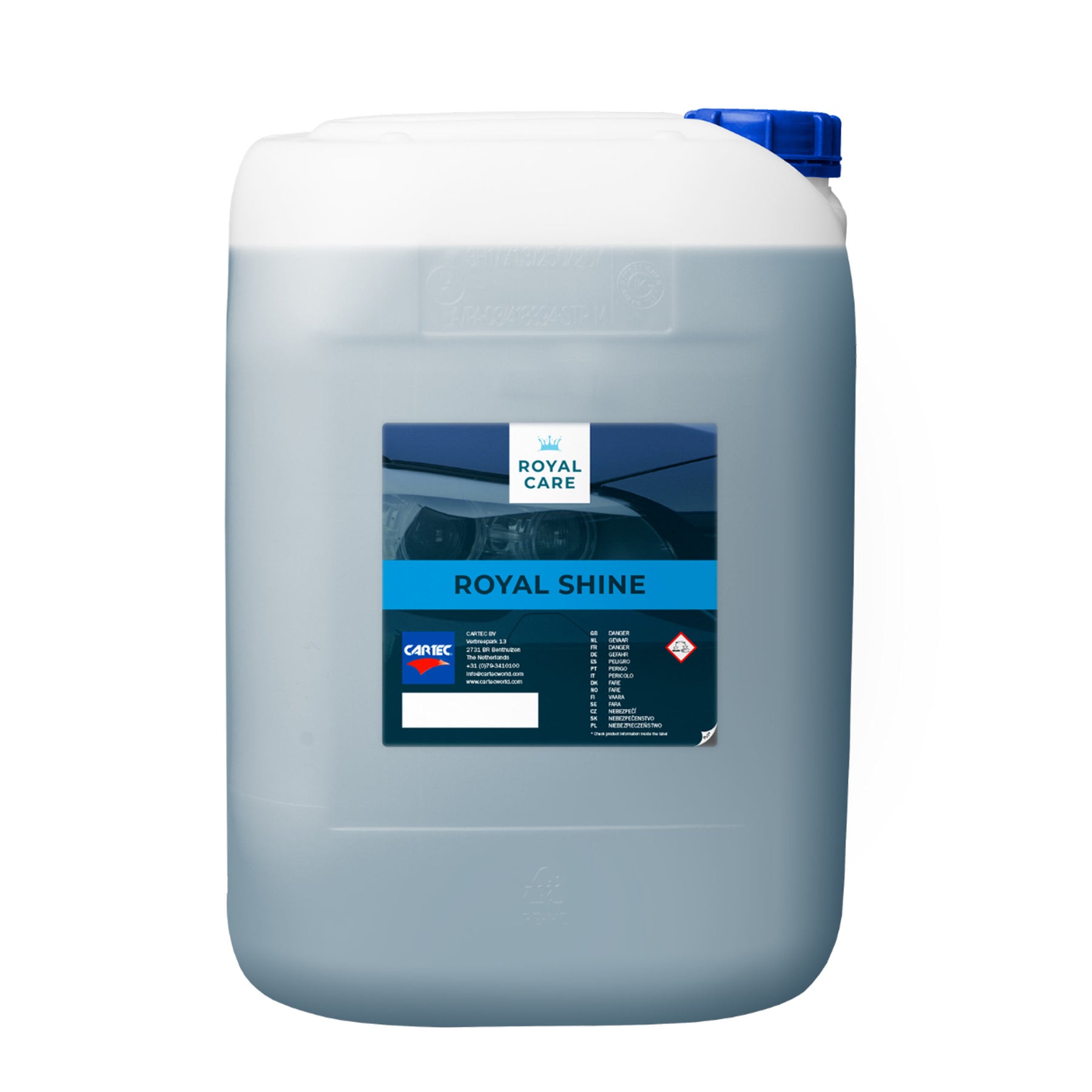 CARTEC Royal Shine per brillantezza eccezionale e protezione duratura della vernice auto, ideale per risultati professionali.