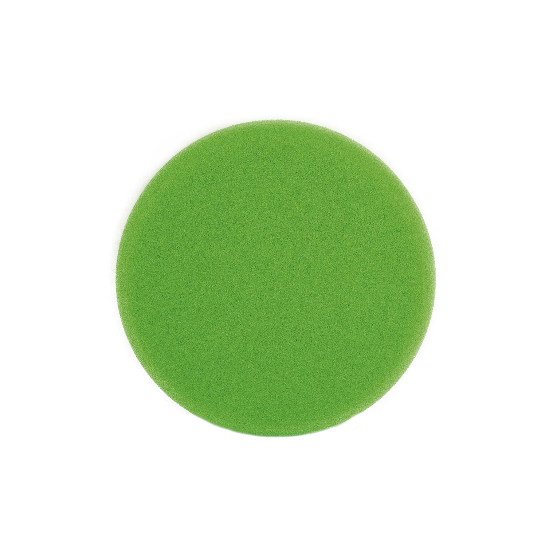 Tampone di lucidatura CARTEC verde coarse per lucidatrice rotativa, ideale per una rimozione aggressiva dei difetti della vernice.