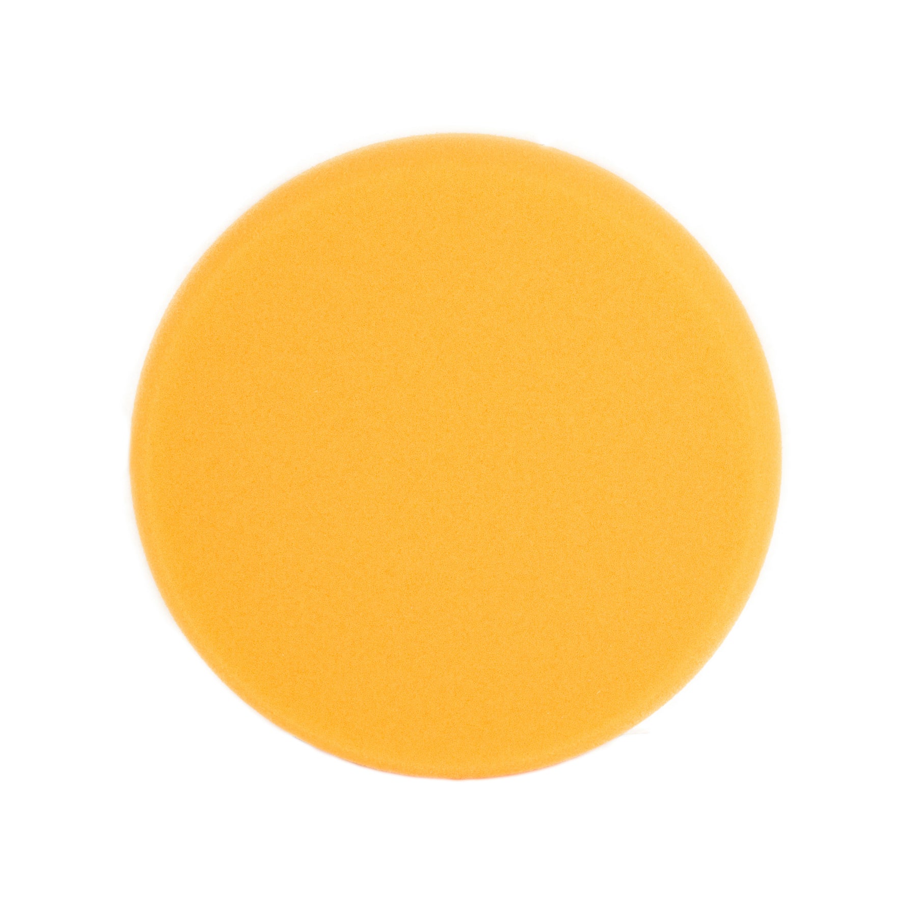 Tampone di lucidatura CARTEC giallo medio per lucidatrice rotativa, ideale per una rimozione efficace dei difetti della vernice.