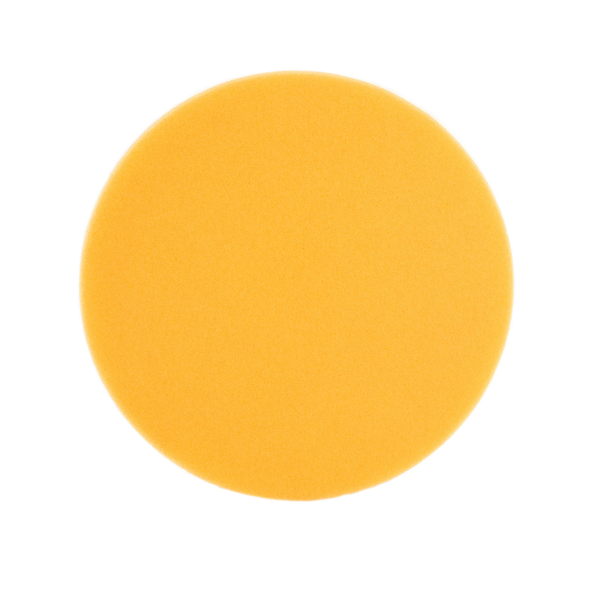 Tampone di lucidatura CARTEC giallo medio per lucidatrice rotativa, ideale per una rimozione efficace dei difetti della vernice.