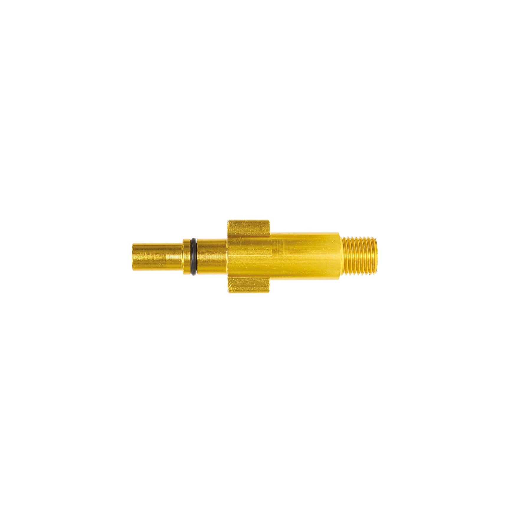 Adattatore in alluminio IDROBASE G1/4M, compatibile con tipo Black & Decker, perfetto per connessioni rapide e sicure nelle attrezzature professionali.