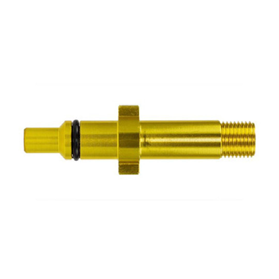 Adattatore in alluminio IDROBASE G1/4F, compatibile con tipo Gerni, perfetto per connessioni rapide e sicure nelle attrezzature professionali.