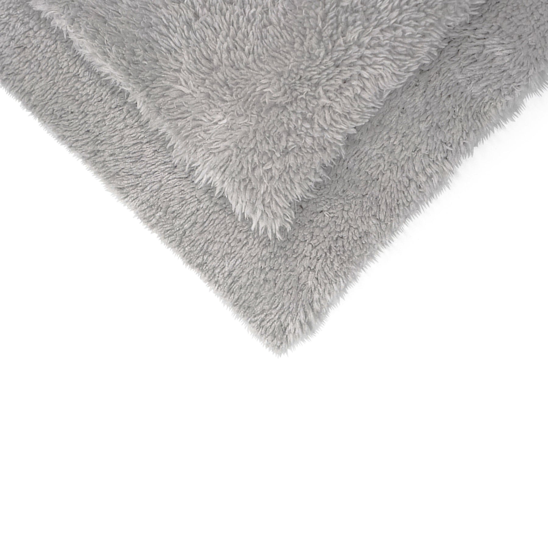 Dettaglio angolare del panno Ultrasoft Buffing 350 in microfibra grigia.