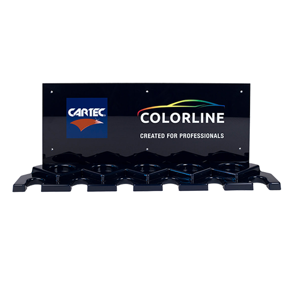 Supporto da parete CARTEC Colorline Rack per l'organizzazione dei prodotti detailing.