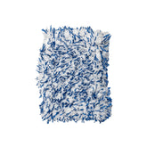 Pad in microfibra per lavaggio auto CARTEC Deluxe, colore blu e bianco.