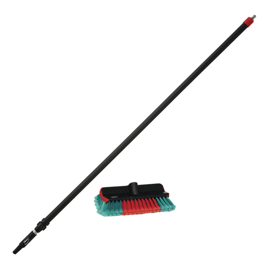 VIKAN Kit spazzolone con manico lavaggio camion e barca