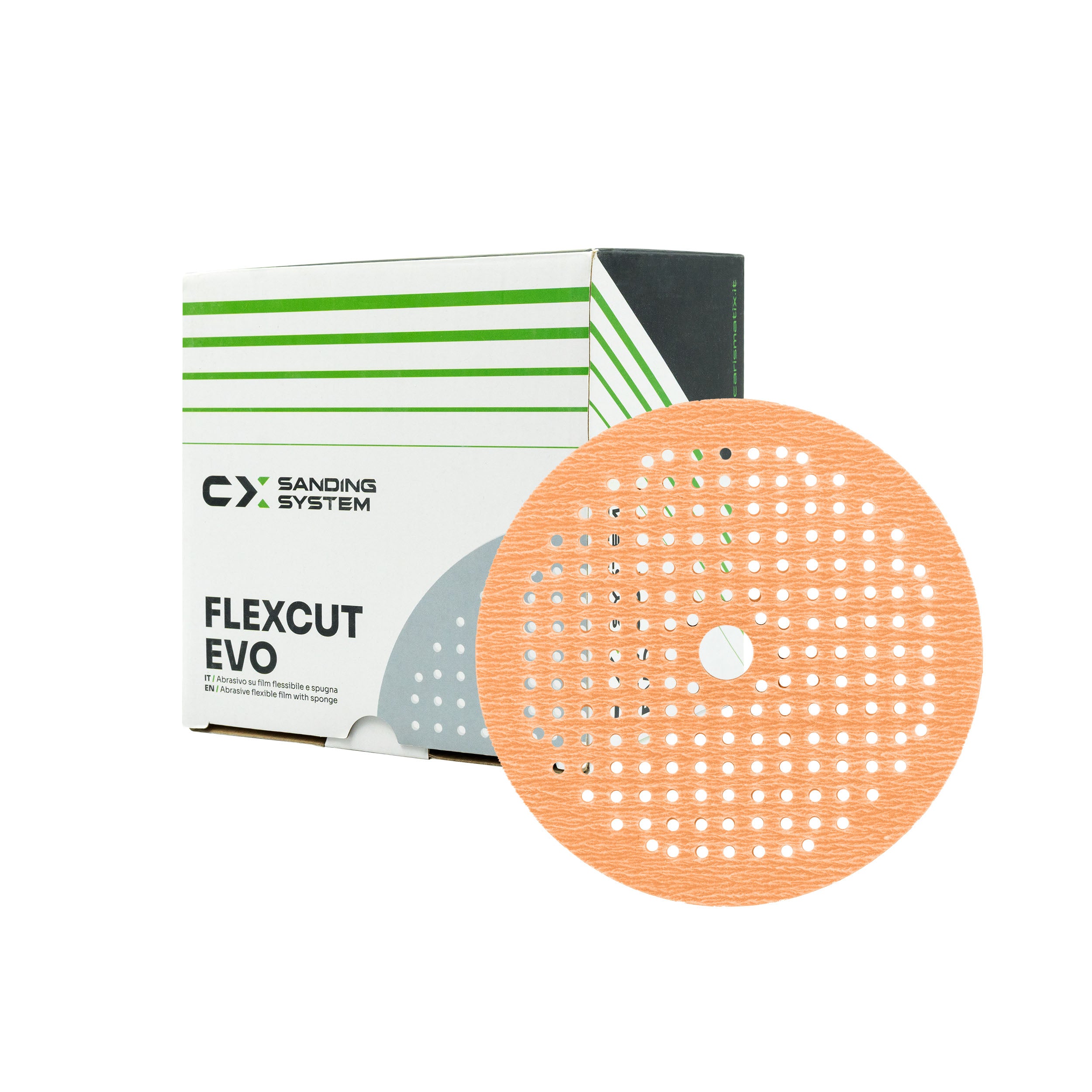 Confezione FLEXCUT EVO CX Sanding System con disco abrasivo
