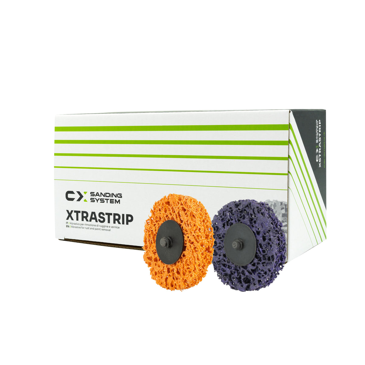 Confezione dischi abrasivi XTRASTRIP CX Sanding System con attacco Roll Lock