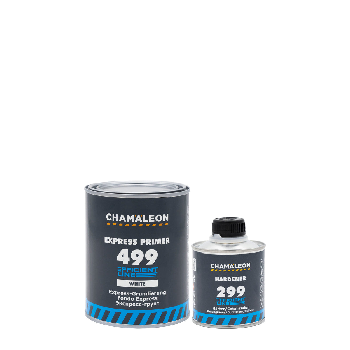 Chamaleon 2K Express Primer 4:1 con catalizzatore, primer rapido per una finitura professionale e duratura su varie superfici. bianco