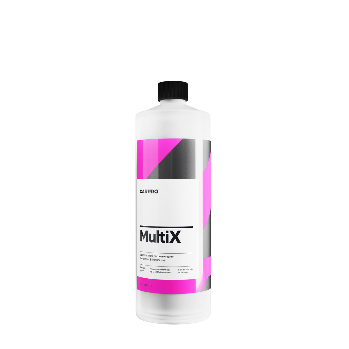 CARPRO MultiX, bottiglia da 1 litro di detergente multiuso concentrato, ideale per pulire efficacemente tutte le superfici e tipi di sporco.