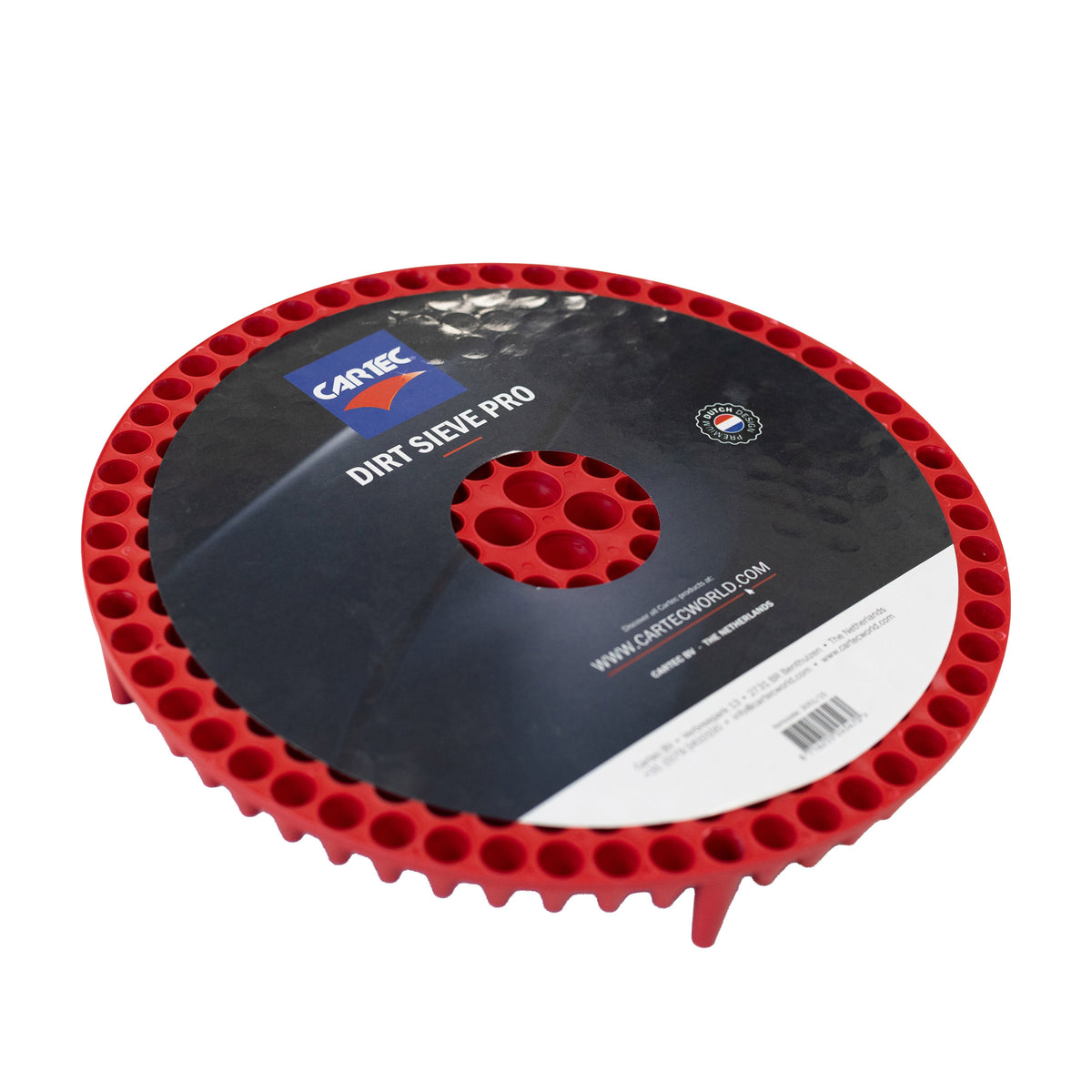 Griglia CARTEC Dirt Sieve Pro per secchio detailing Ø26,5 cm, con struttura a nido d’ape e piedini rinforzati per lavaggi professionali