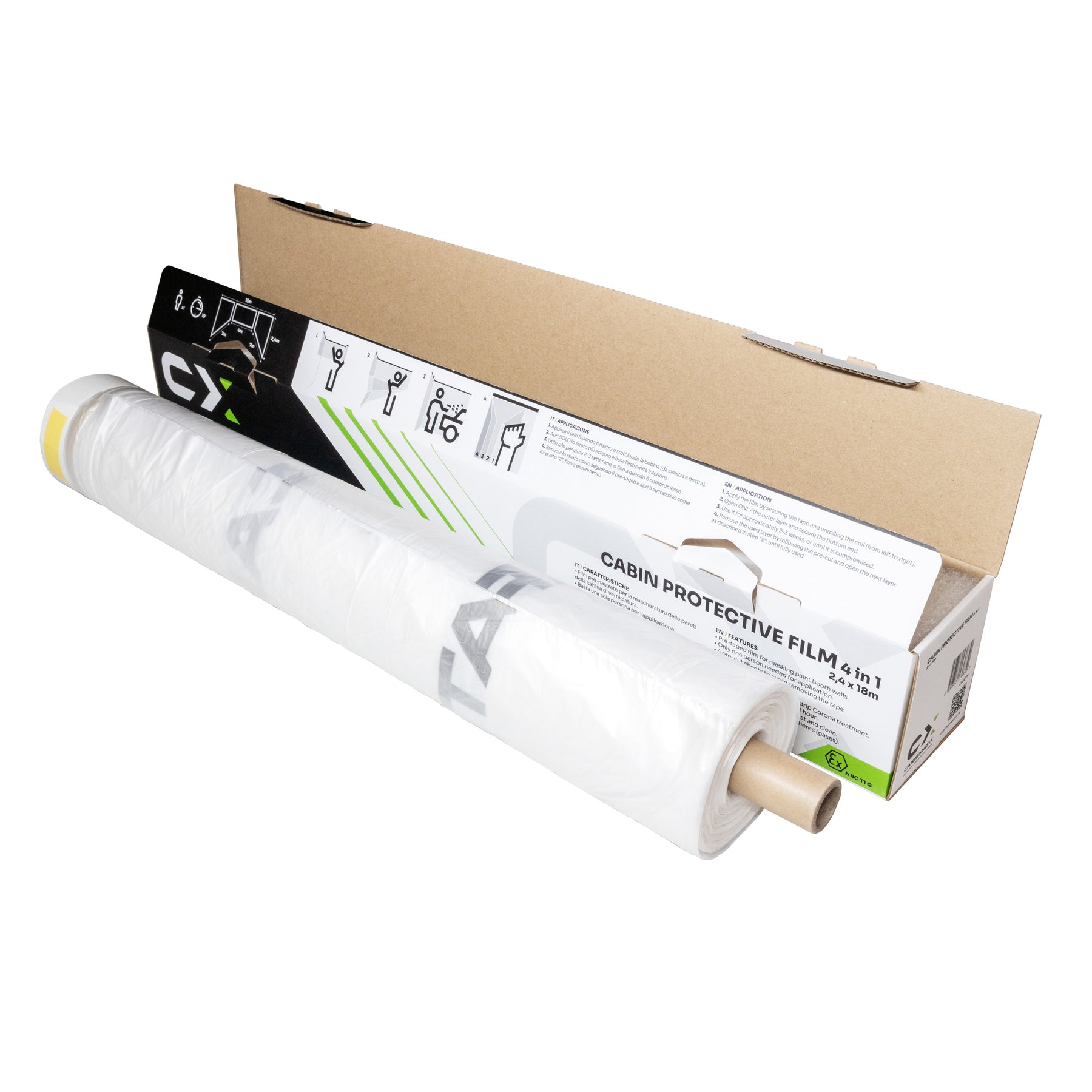 CARISMATIX Cabin Protective Film 4 in 1 con confezione