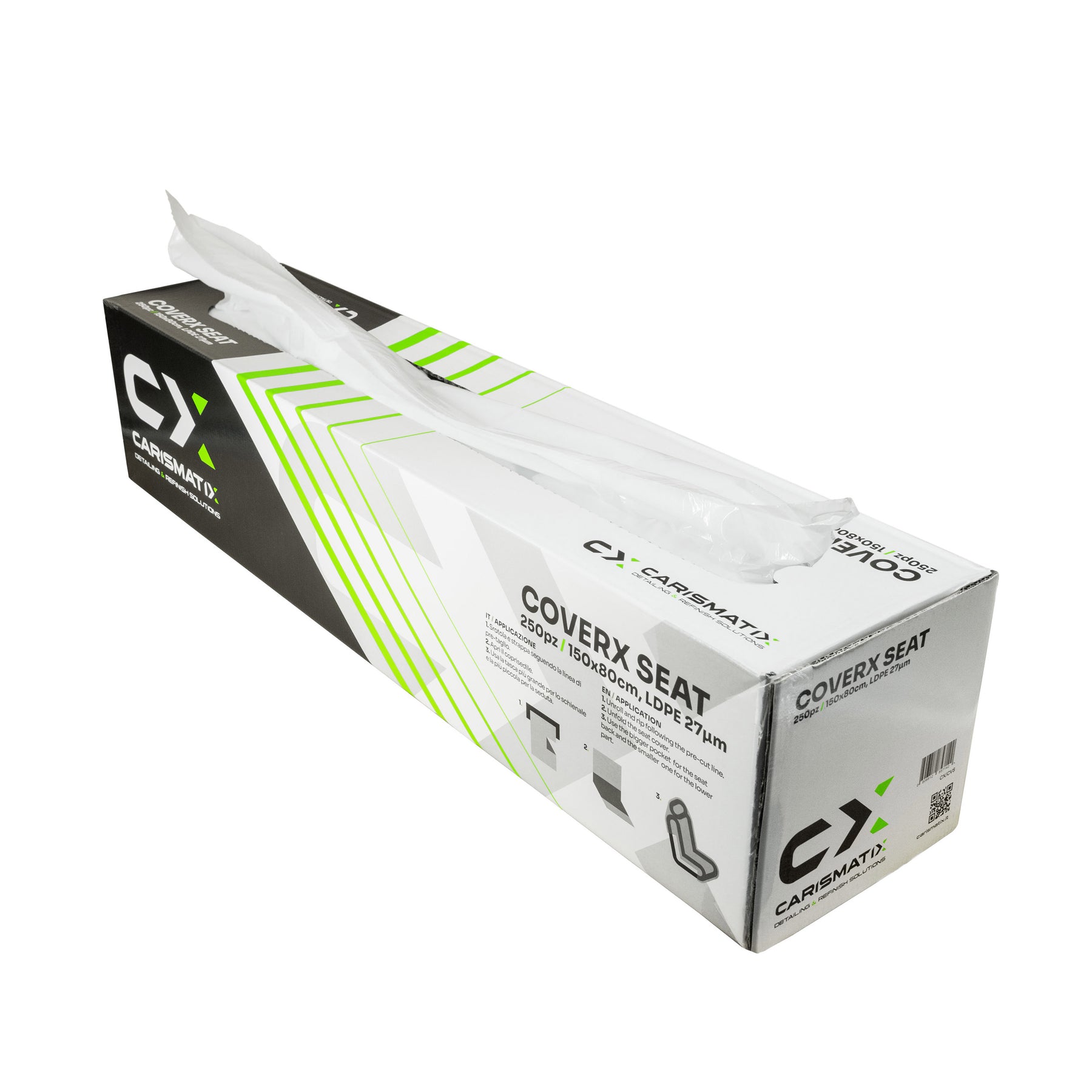Scatola coprisedili monouso CoverX Seat Carismatix