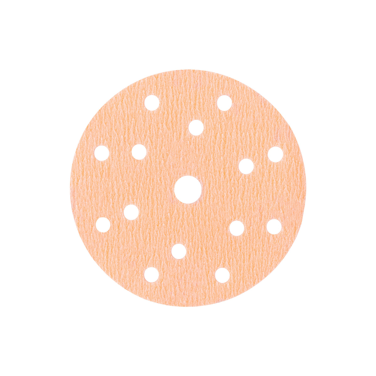 Disco abrasivo CARISMATIX FLEXCUT con foratura multi-hole su supporto flessibile arancione grana P400