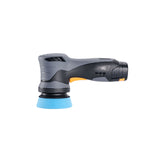 Lucidatrice rotorbitale ShineMate EB210 cordless con platorello blu, ideale per lavori di precisione nel car detailing