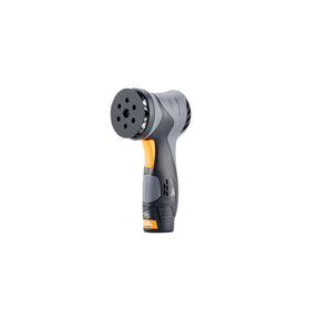 Lucidatrice ShineMate EB213 cordless vista frontale verticale con platorello in velcro e impugnatura ergonomica