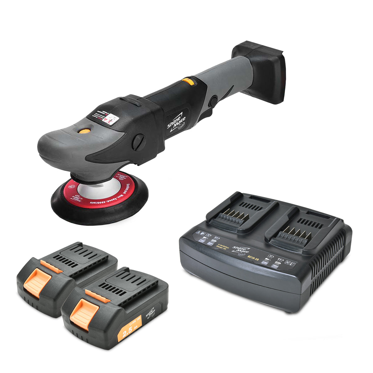  Lucidatrice rotativa cordless ShineMate EB251-6 per detailing auto senza fili