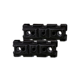 Ricariche nere FOEN Wood Stick con design modulare e fori per diffusione della fragranza, compatibili con diffusori auto FOEN.